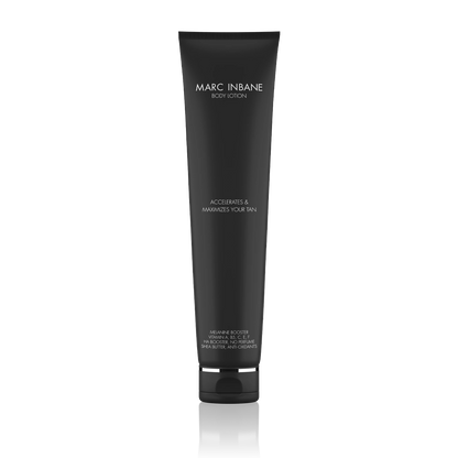 Marc Inbane Body Lotion – återfuktande hudkräm och tan accelerator som maximerar din solbränna.