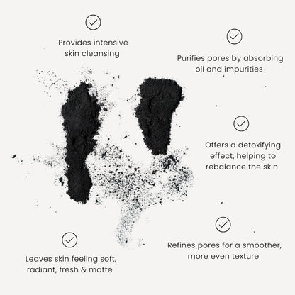 Marc Inbane Exfoliating Glove egenskaper – intensiv rengöring, porförfining, absorberar olja och orenheter samt lämnar huden mjuk och fräsch.