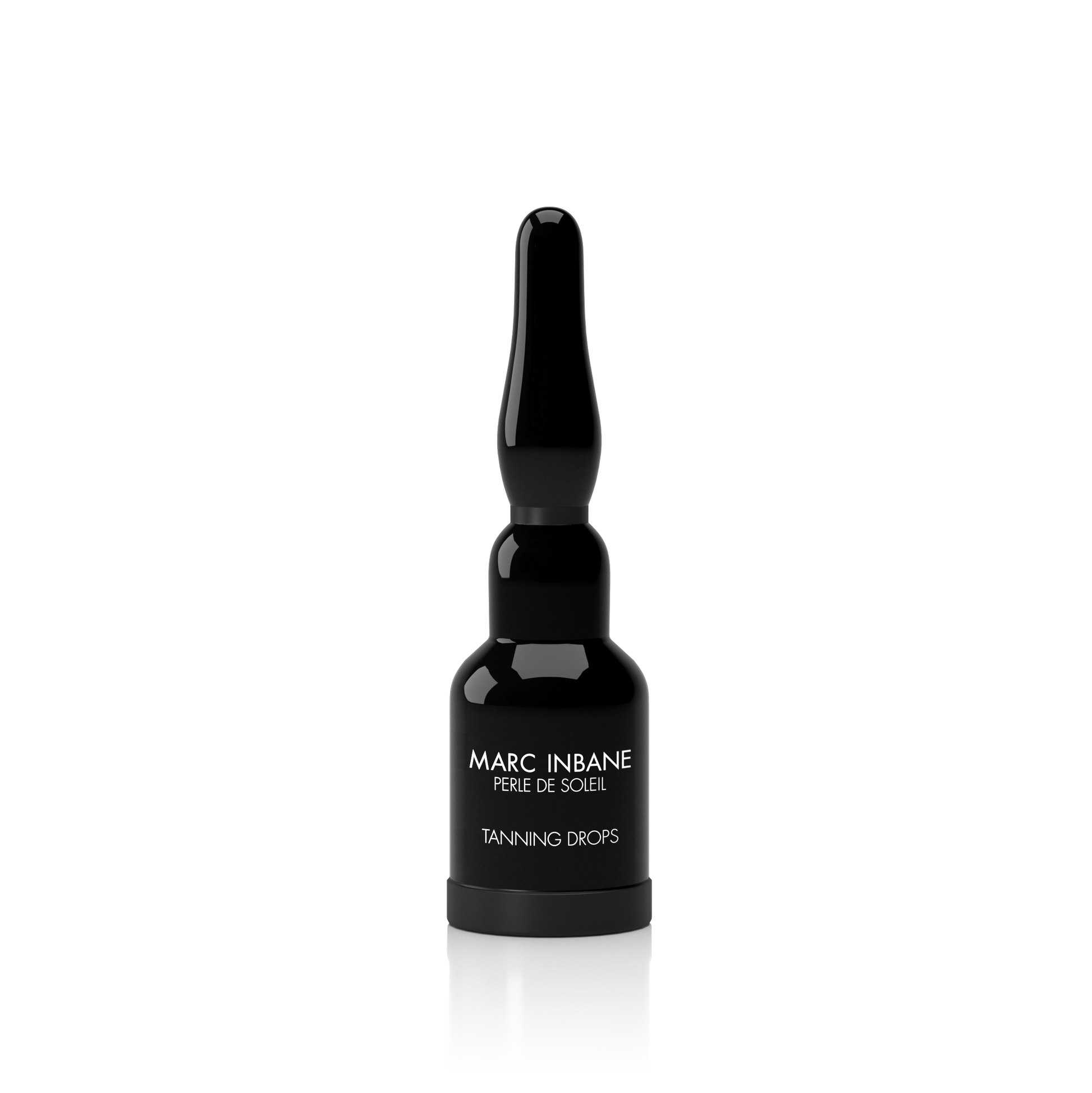 Marc Inbane Prov Ampoule Perle De Soilel är en elegant svart flaska med självbrunande droppar för en naturlig solkysst look.