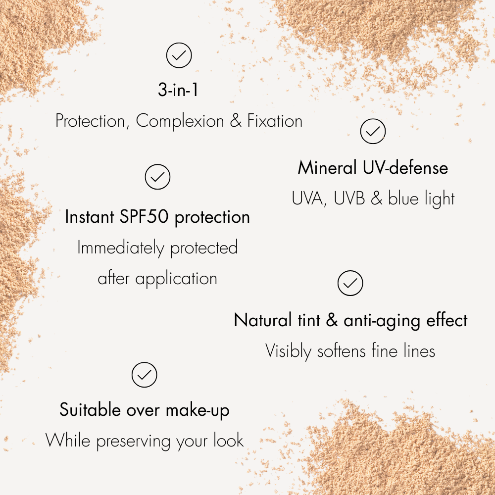 Tinted SPF50 Powder Dark Refill